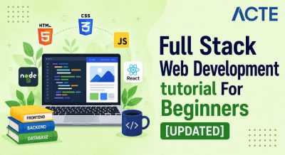 Full Stack Web Development tutorial For Beginners