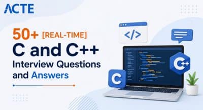 50+ [REAL-TIME] C and C++ Interview Questions and Answers Interview Questions