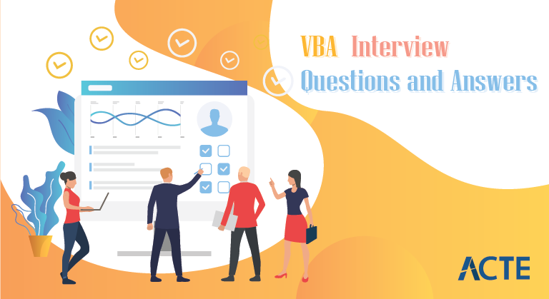 VBA Interview Questions and Answers