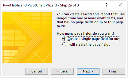 Pivot tables using multiple tables