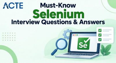 Must-Know Selenium Interview Questions & Answers