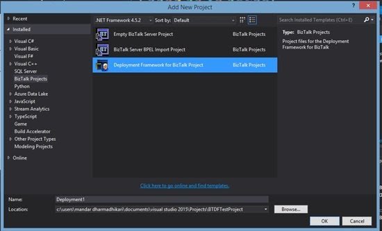 BTDF project template