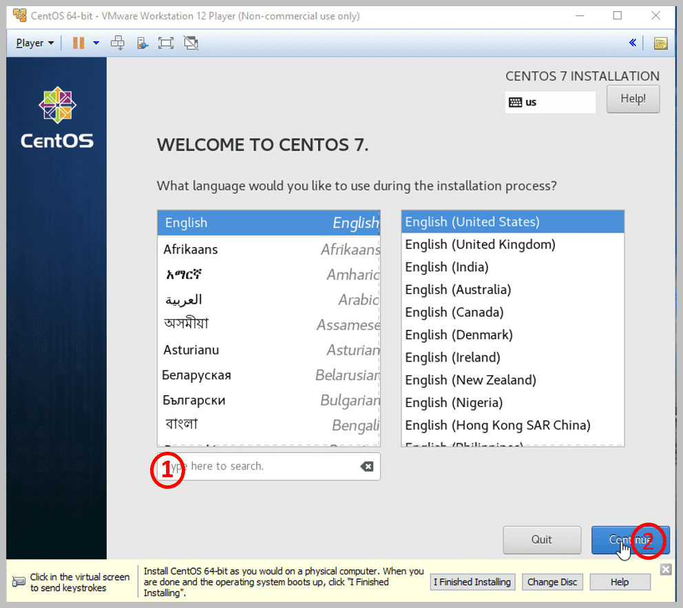 WELCOME to centos 7