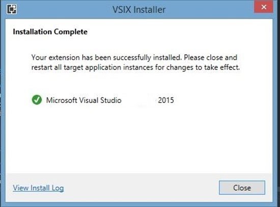 vsix installer step 2