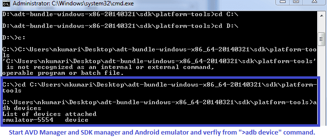 APPIUM ADMINISTRATOR WINDOW
