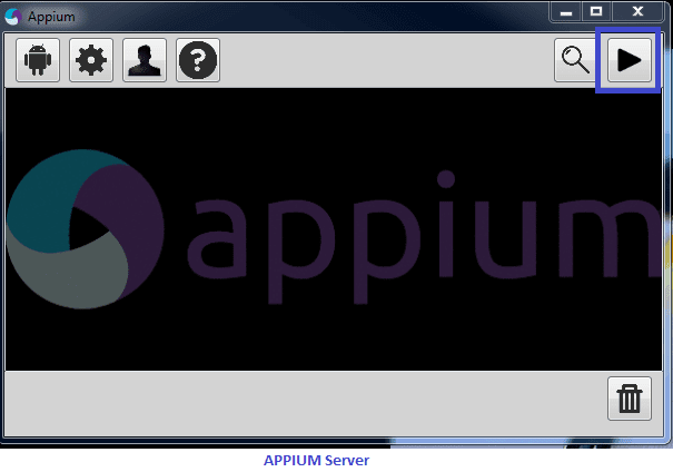 APPIUM CONSOLE