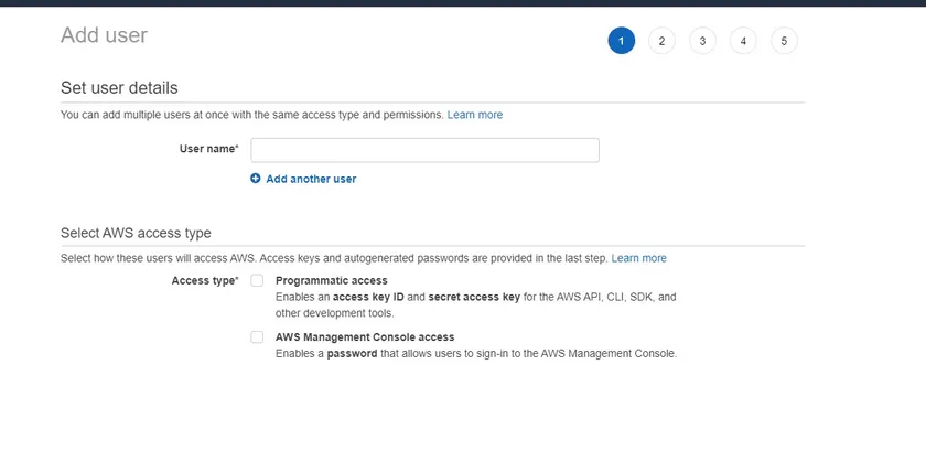 Creating An IAM User 1