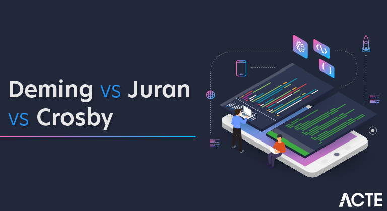 Deming vs Juran vs Crosby