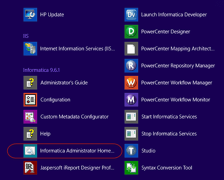 Domain configuration-Informatica Architecture Tutorial