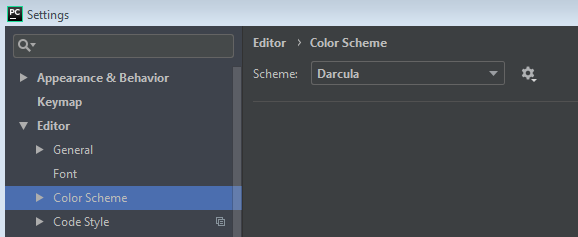 EXPAND THE EDITOR AND COLOR SCHEME