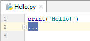 FOLDED CODE