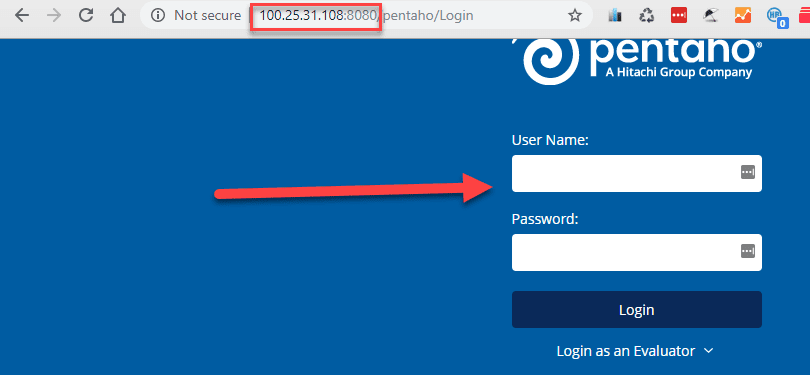 INSTALL PENTAHO IN AWS- STEP 7
