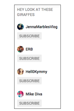 YouTube-profile