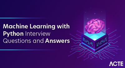 Machine Learning with Python Interview Questions and Answers