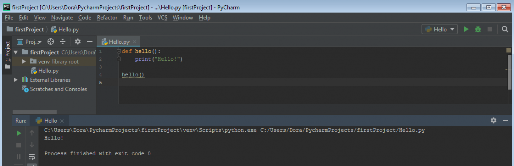 OUTPUT WINDOW