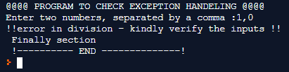 keyword-except