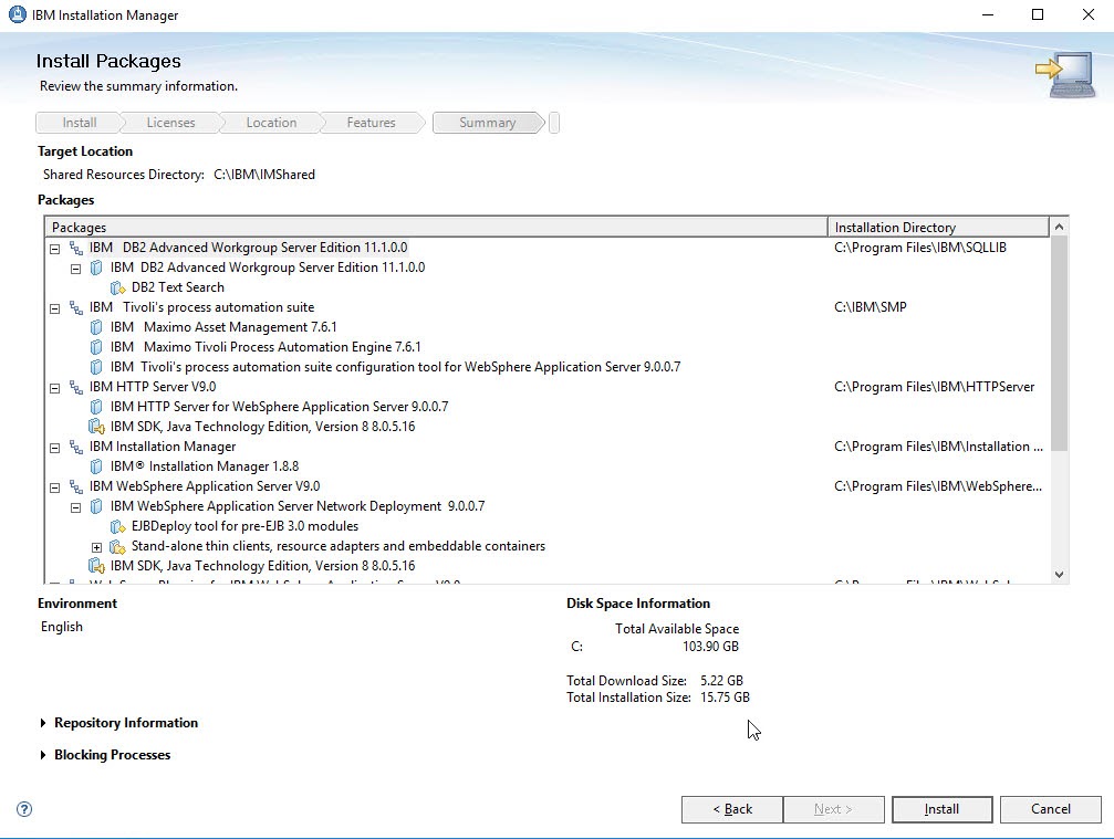installing packages