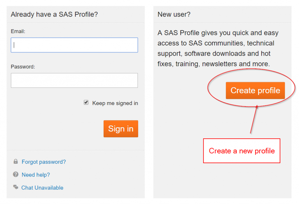SAS PROFILE