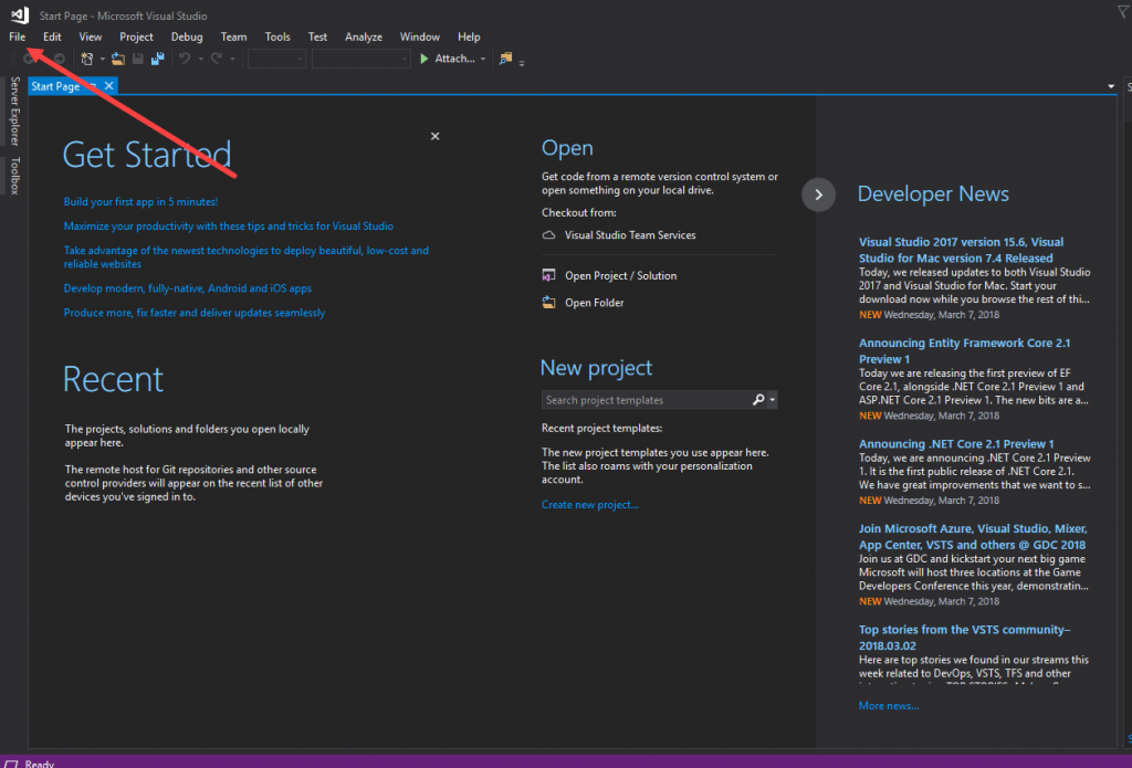 Visual-Studio-Getstarted