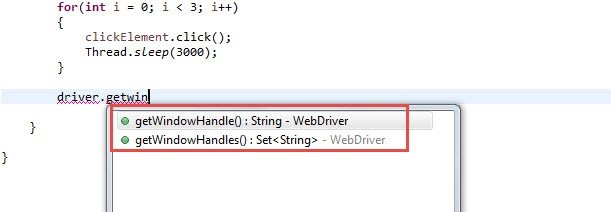 WindowHandles