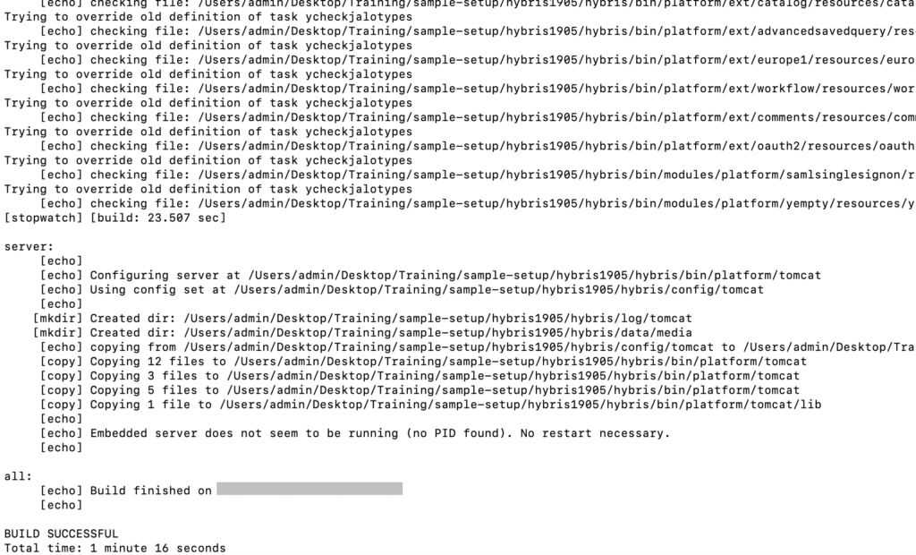 apache-ant-environment-in-the-terminal-default-is-develop