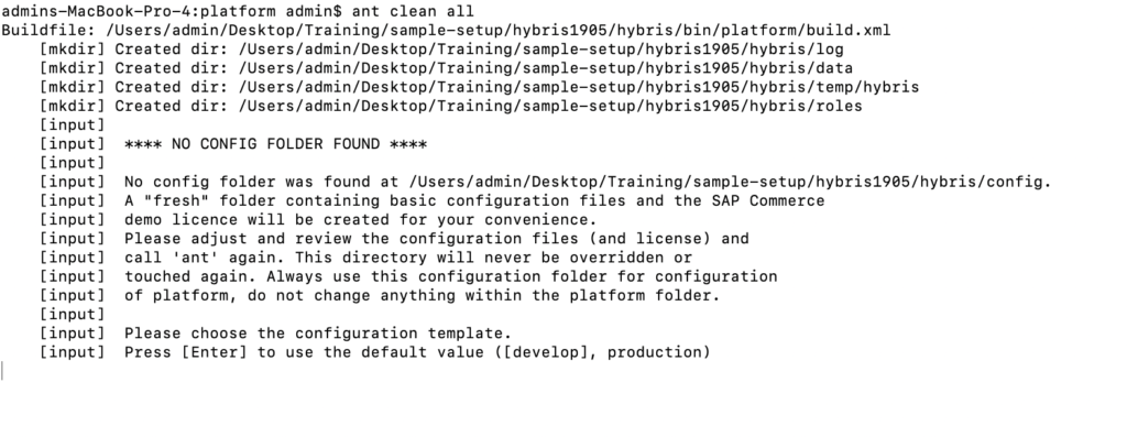 apache-ant-environment-in-the-terminal