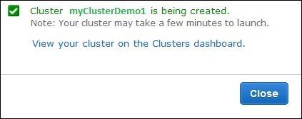 creating cluster
