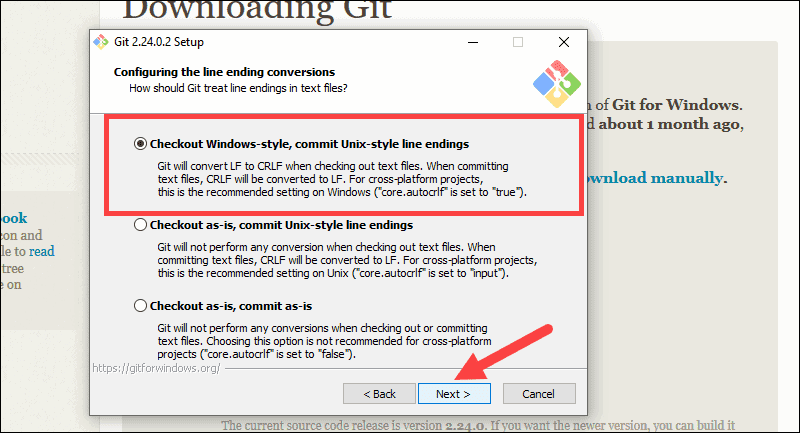 CONFIGURE LINE ENDING CONVERSIONS