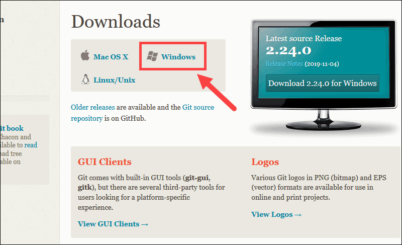 DOWNLOAD GIT FOR WINDOWS