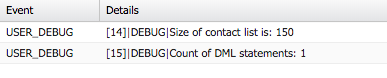 Display-log