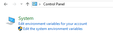 Setup System Environment Variables