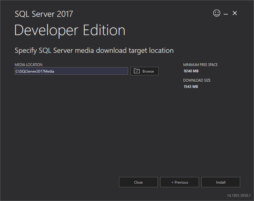Install-SQL-Server-dev-edition