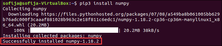 Numpy-version