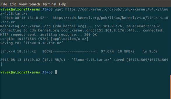 kernel-linux-navigate-bar