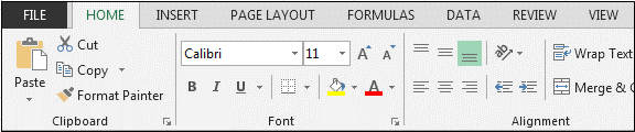 ms-excel-ribbon-and-uses