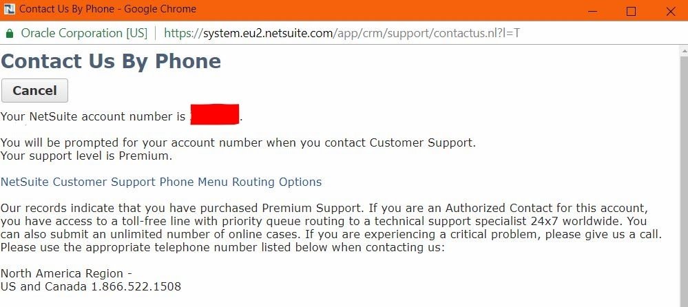 netsuite account