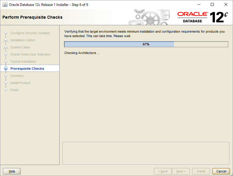 Install Oracle Database - Step 6