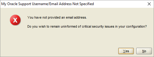 oracle support username.