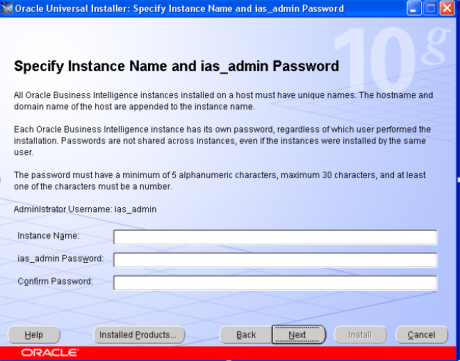 oracle-specify-instance-name