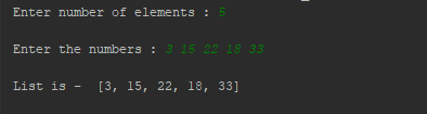 How to Input a List in Python?