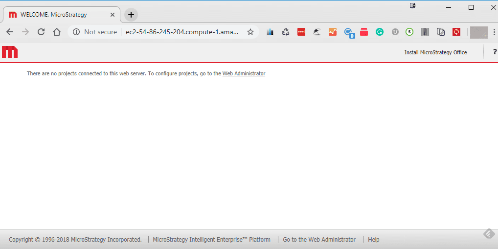Installation and setup of Microsoft strategy-step-8