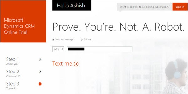 Setting Up Microsoft Dynamics CRM Online Account-4