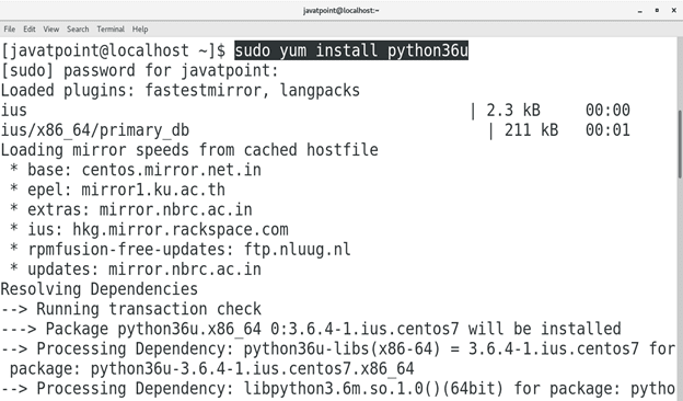 install python 3
