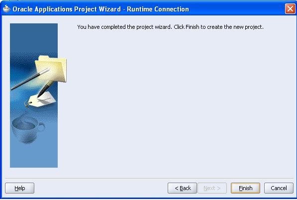 oracle applications project wizard