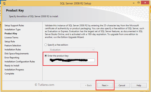 After completion of setup rules checking in sql server installation