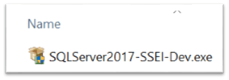 SQLServer2017-SSEI-Dev