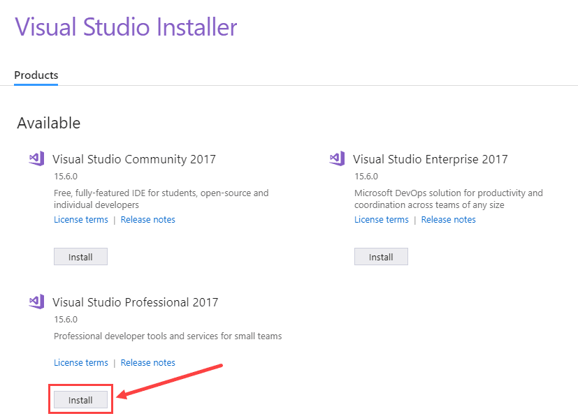 Visual-Studio-install