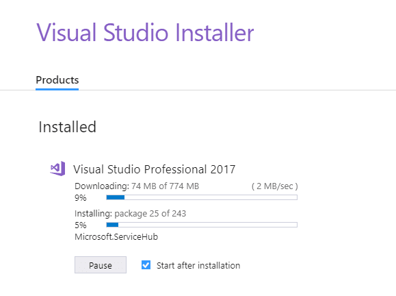Visual-Studio-installer