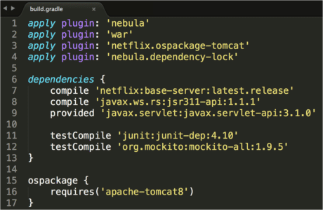 A Simple Java Application Build.gradle File