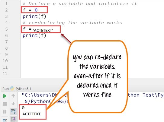 Redeclare-variable